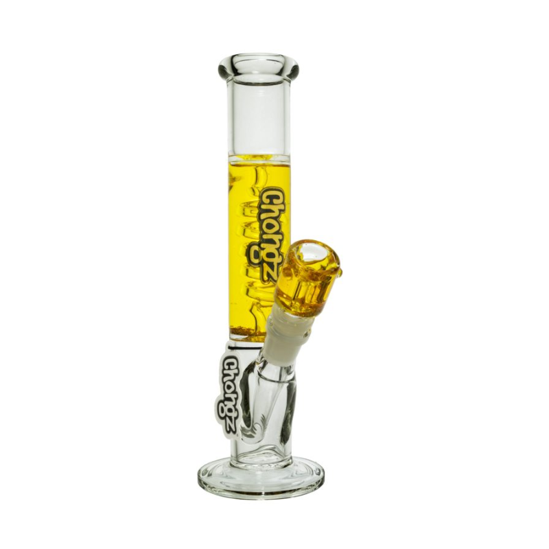 Chongz 23cm "Yellow Banana" Liquid Filled Waterpipe Bong