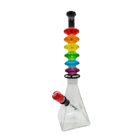 Chongz Glass 40cm “Flag Day” Rainbow Liquid Filled Bong