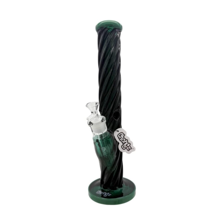 Chongz Glass 40cm “Stone Ryland” Teal Straight Ice Bong Waterpipe