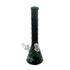 Chongz Glass 40cm “Twisted Melon” Teal Beaker Ice Bong