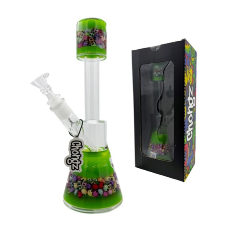 Chongz Glass “Screaming Skulls” 35cm Bong Waterpipe