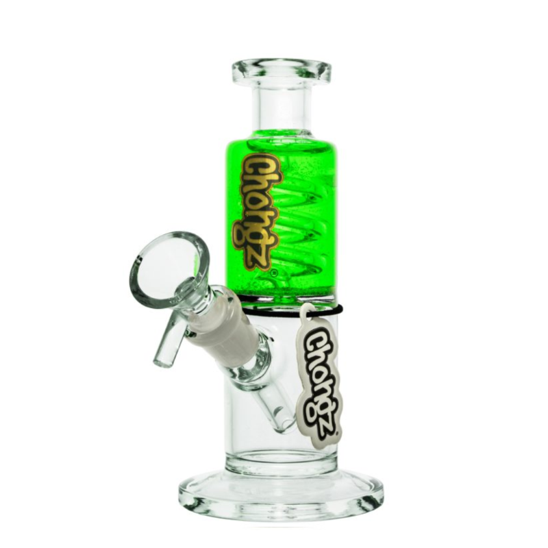 Chongz Glass 15cm “Green Floyd” Liquid Filled Bong