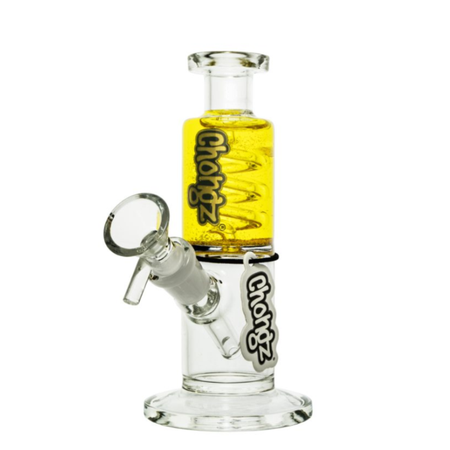 Chongz Glass 15cm “Yellow Floyd” Liquid Filled Bong