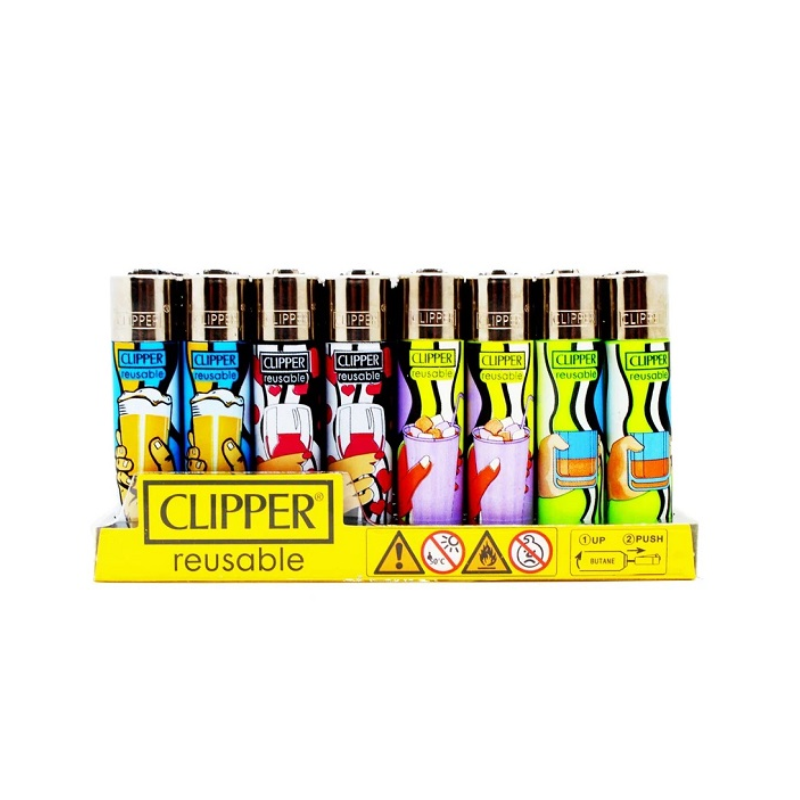 Clipper Classic Large Lighter Choose Your Team X 48 lighters