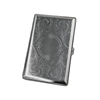 Metal Tobacco Box – Engraved Silver Storage Tin with Countertop  12 Pack Display