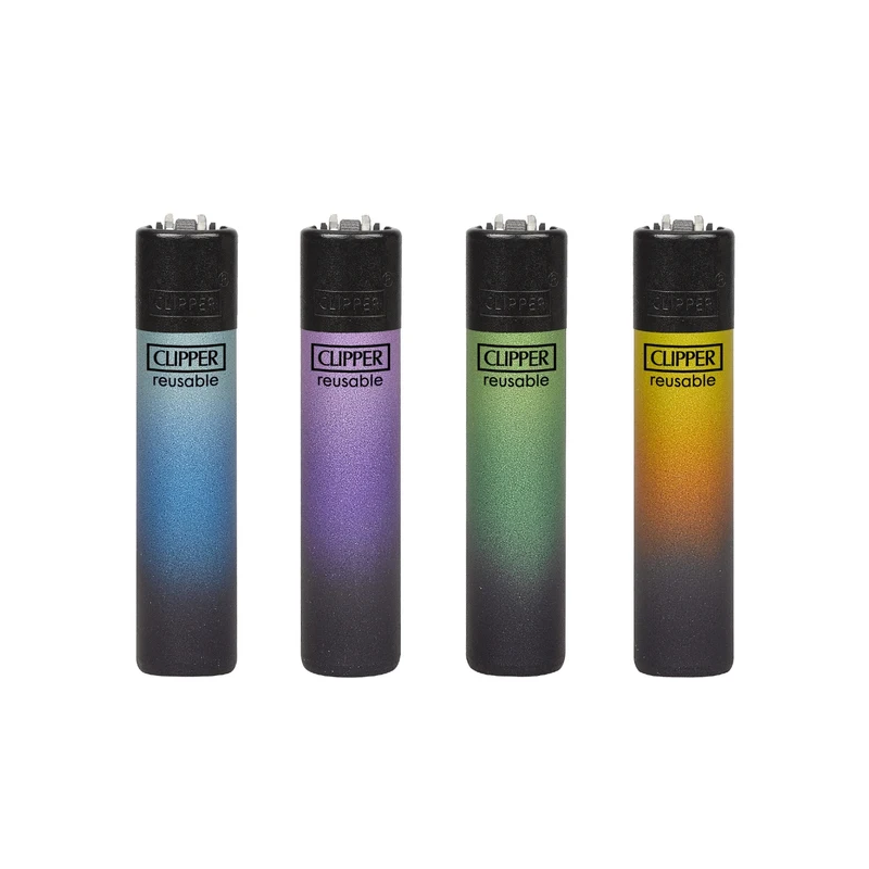 Clipper Classic Large Lighter METALLIC GRADIENT 10 X 48 lighters CL2A288UKH