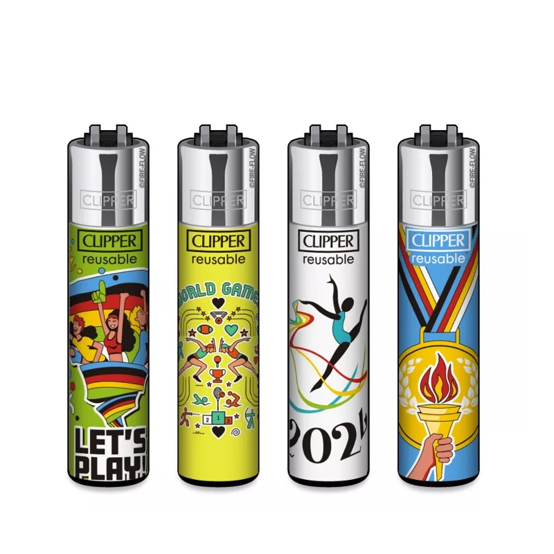 Clipper lighter, WORLD GAMES Pattern 40pck