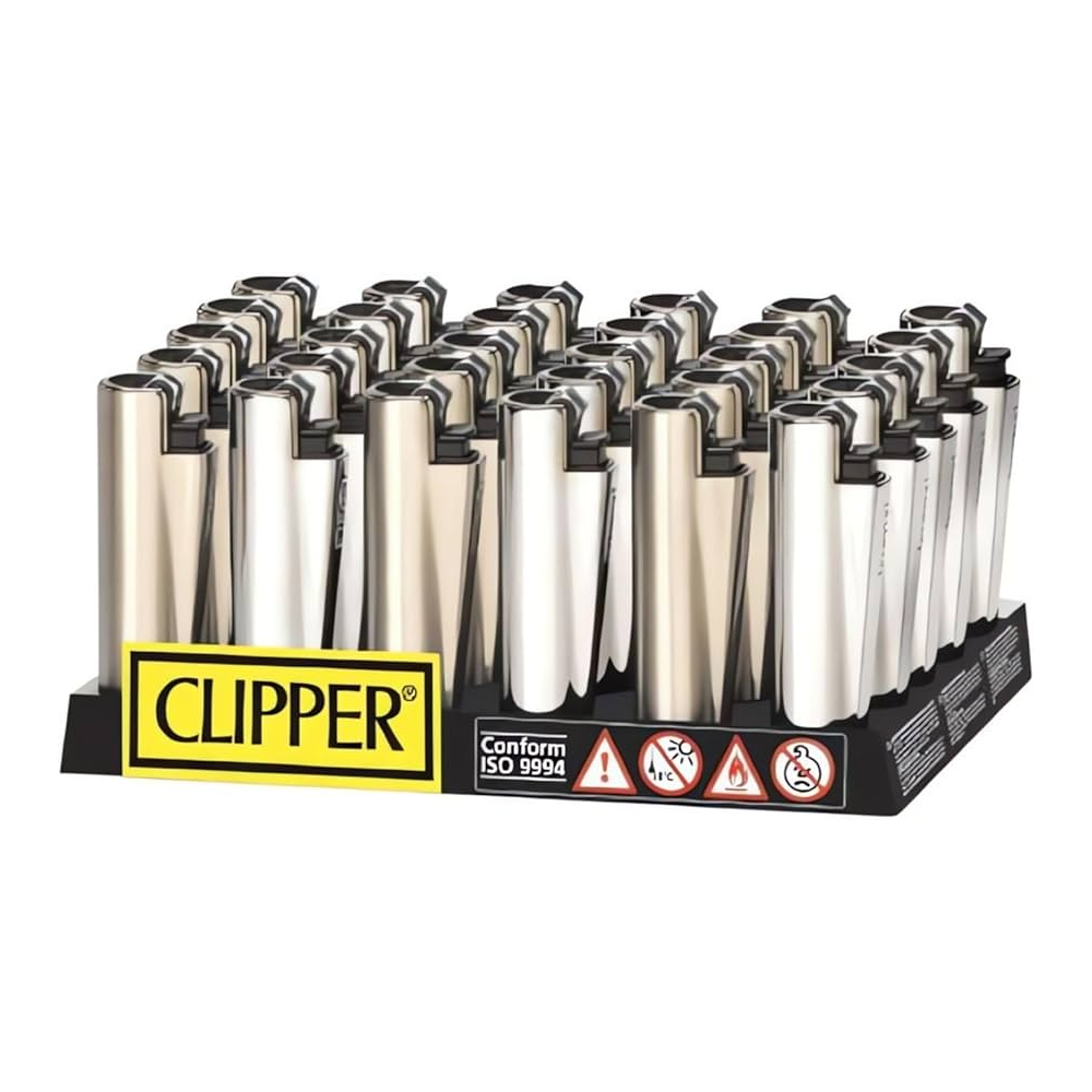 Clipper Micro Metal Covers Silver x 30