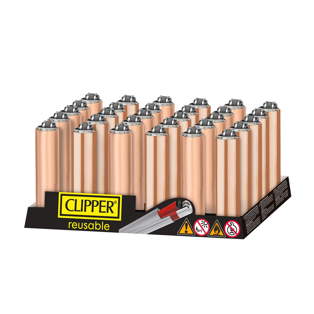 Clipper Micro Metal Covers Rose Gold x 30