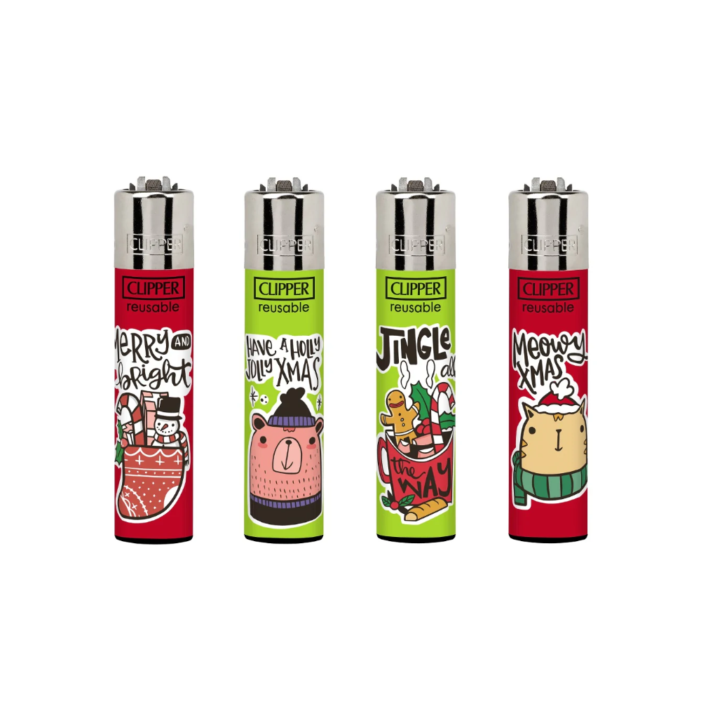 Official Clipper CHRISTMAS 5 CL3A1495BCH X 48 lighters