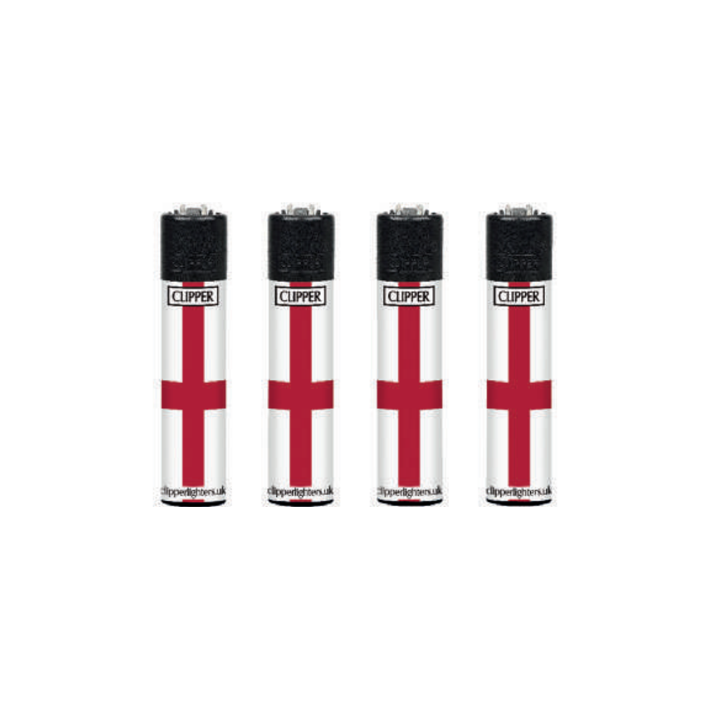 Clipper Lighter ENGLAND FLAG 2025 CL5A020UKH x 48 lighters