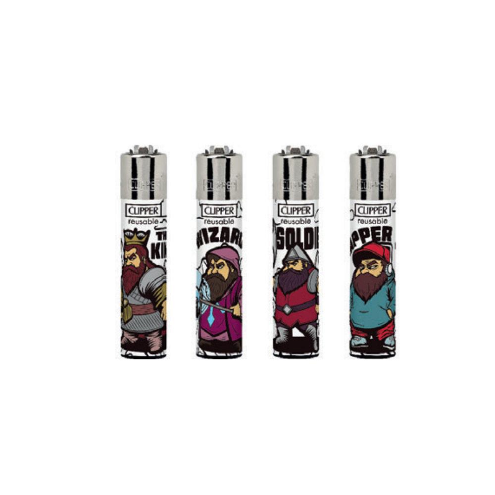 Clipper-Lighter-DWARF-CLAN-CL3A1718UKH-x-48-lighters