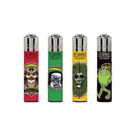 Clipper-Lighter-RASTA-ANIMALS-C-CL3A1790UKH-x-48-lighters
