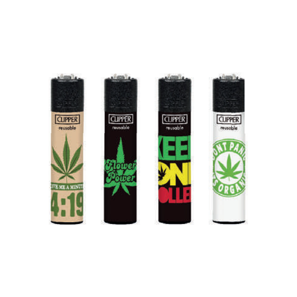 Clipper-Lighter-WEED-PHRASES-CL5A0075UKH-x-48-lighters