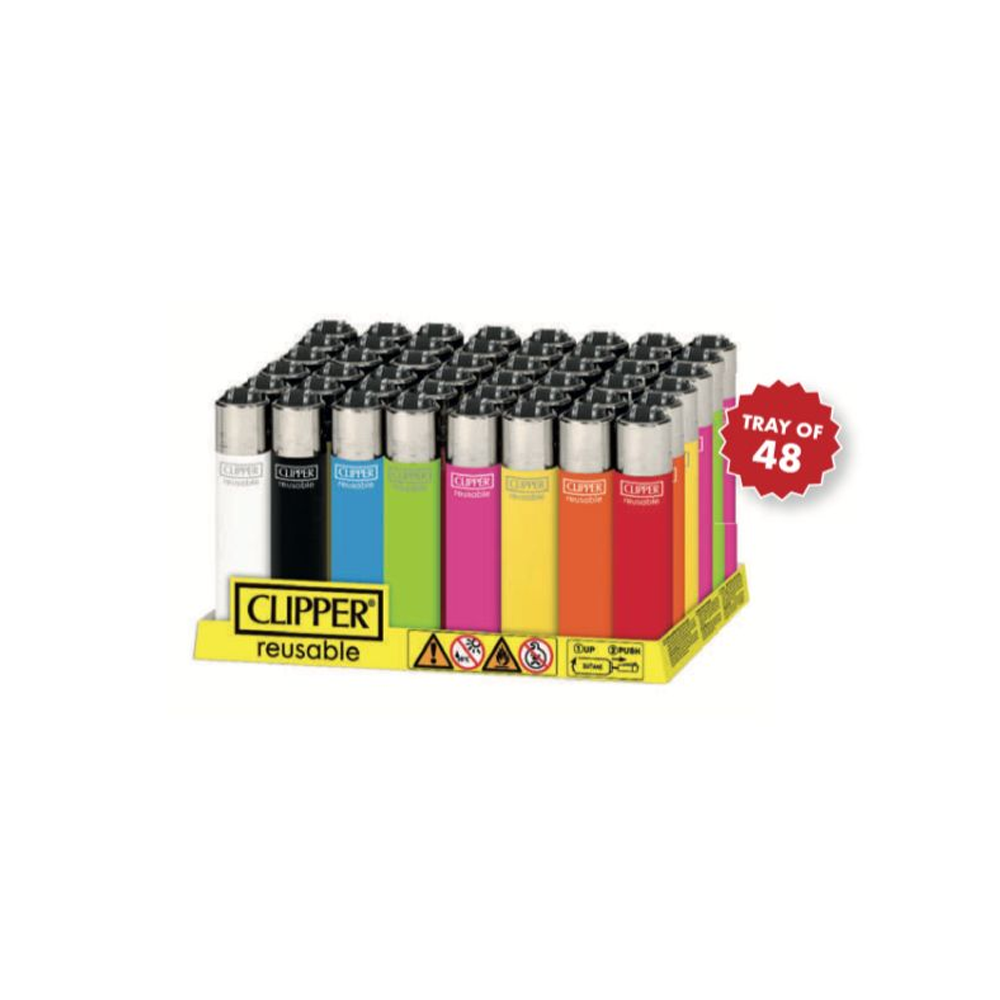 Clipper-Lighter-Assor-Ted-Colors-x-48-lighters