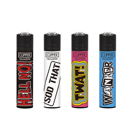 Clipper Printed Lighter Naughty Words 3 x 48 pack