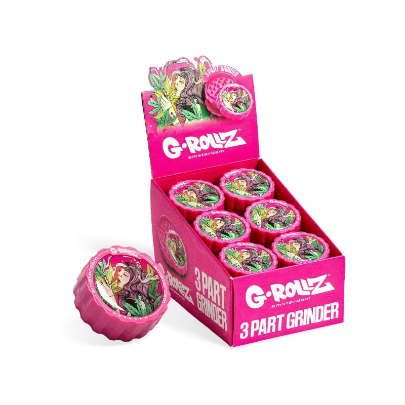 G-Rollz | 3-Part Grinder 53mm 'Collosal Dream' (18pcs/display)