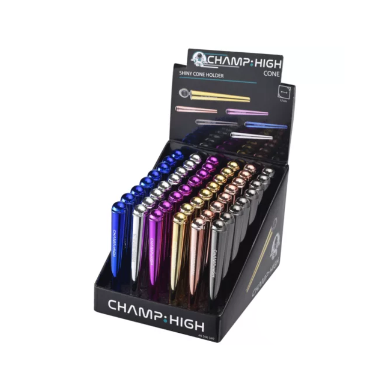 CHAMP HIGH SHINY CIGARETTE CONE HOLDE 12cm 48 pack