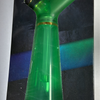 Acrylic Smoking Water Pipe with Grinder Boxed Assorted Colour x 1