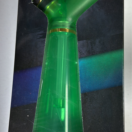 Acrylic Smoking Water Pipe with Grinder Boxed Assorted Colour x 1