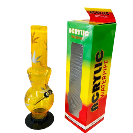 Acrylic Bong Waterpipe Medium 30cm Assorted 12 inch