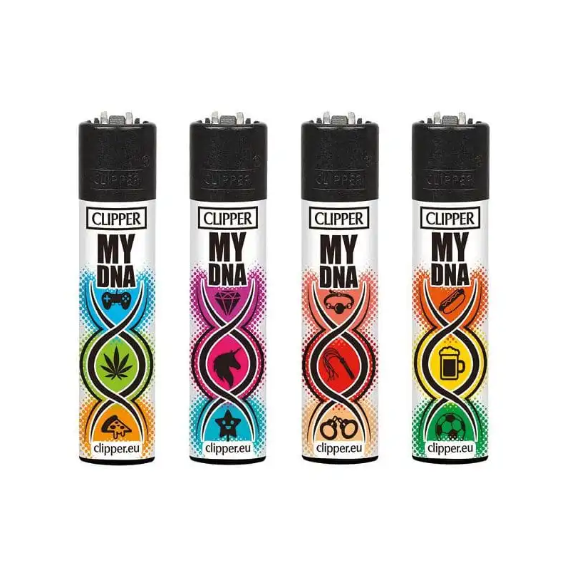 Clipper Classic Large Lighters “My DNA”  X 48 lighters