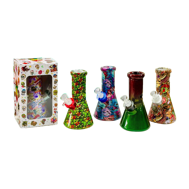 SM-3344 – 21cm Printed 9mm Glass Bong