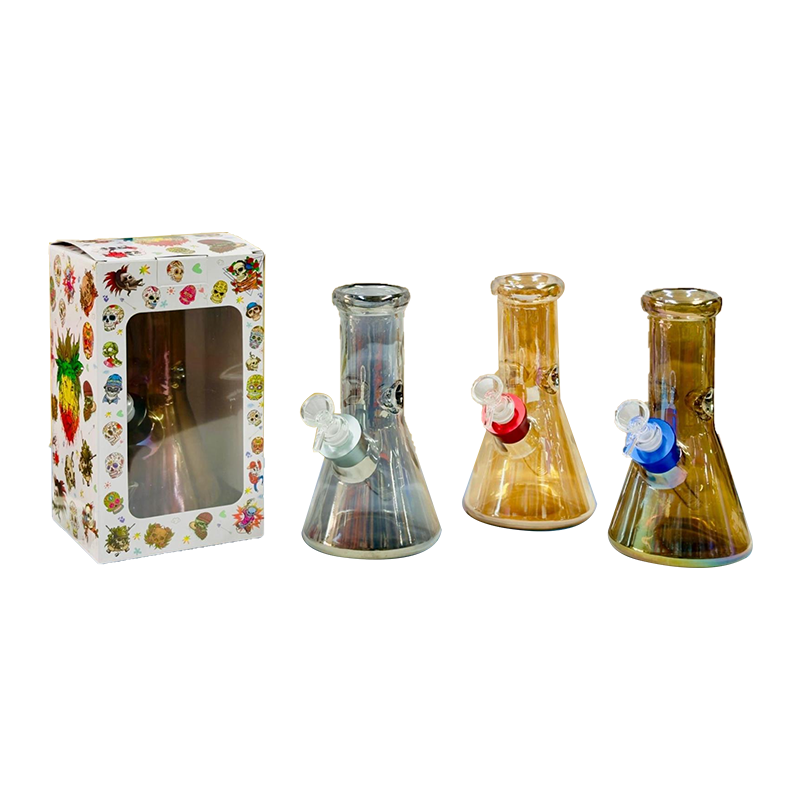 SM-3346 – 21cm Shiny 9mm Glass Bong