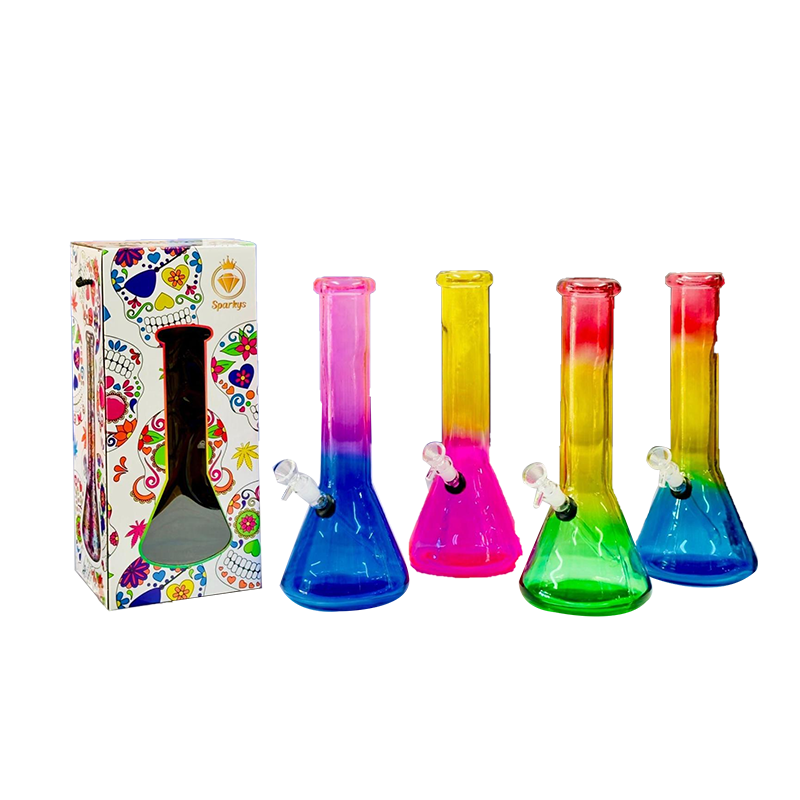 SM-3350 – 36cm 9mm Rasta Glass Bong