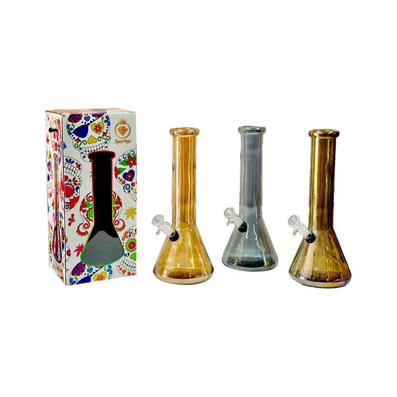 SM-3351 – 36cm 9mm Shiny Glass Bong