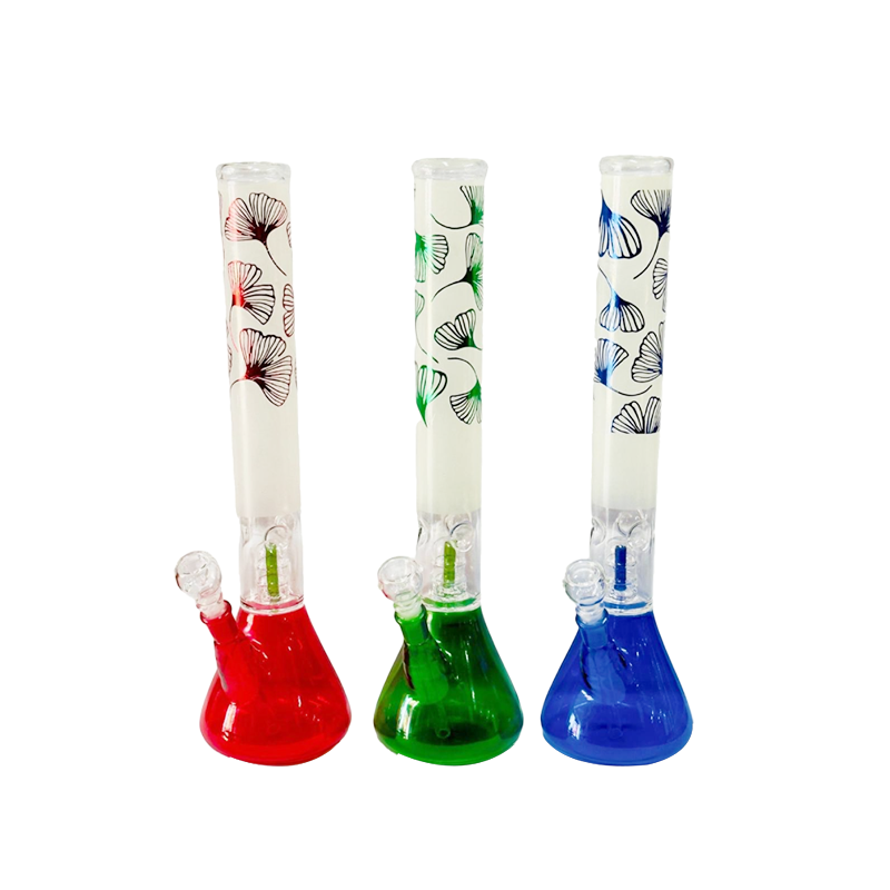 D&K 46cm Printed Frost Glass Bong SM-2749