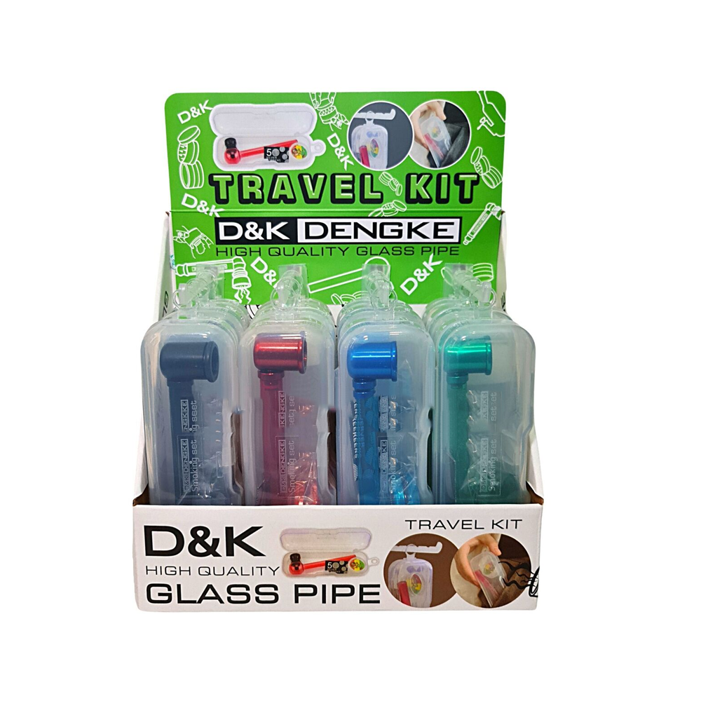 D&K Trave Kit Metal Pipe with Gridner in Plastic Case x 12