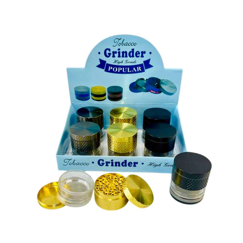 D&K High Grade Popular Black & Gold Grinder 6 Pack