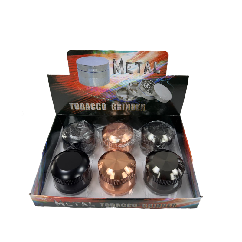D&K Herb Metal Grinder 50mm 6 Pack