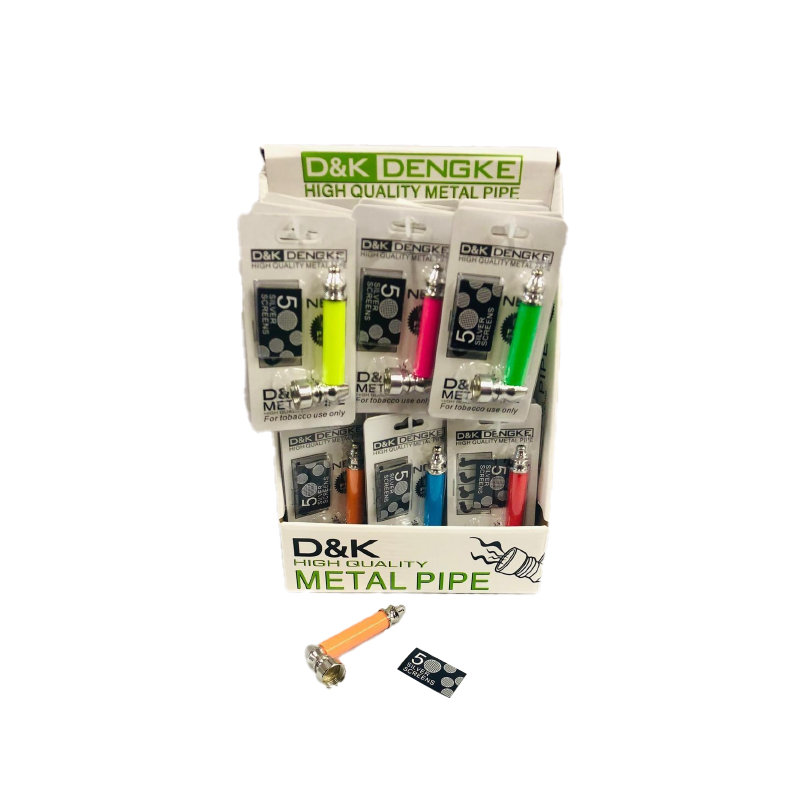 D&K Florescent Metal Pipe 10cm SM-2359 x 24