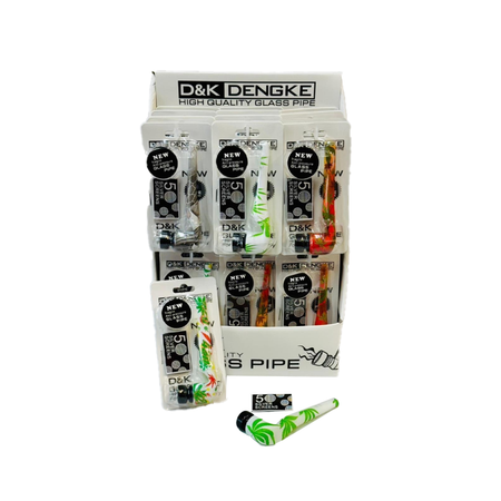 D&K Printed Glass Pipe & Silver Screen SM-3011 x 24