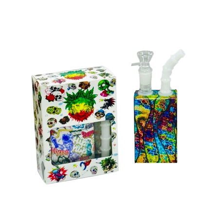 Printed Juice Glass Bong SM-3114 Assorted Designs
