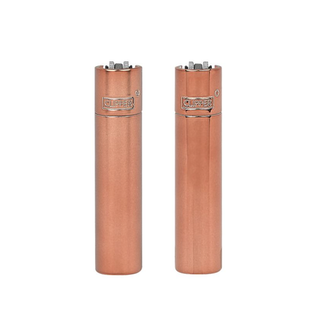 Clipper Metal Large Lighter & DARK ROSE GOLD (FOC) x 12 CM0S133X