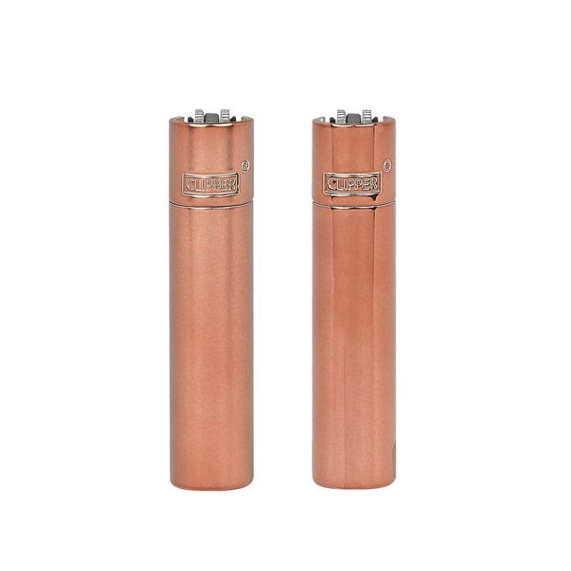 Clipper Metal Large Lighter & DARK ROSE GOLD (FOC) x 12 CM0S133X
