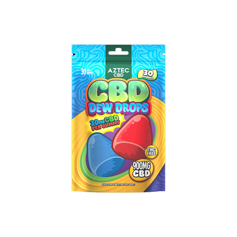 Aztec CBD Dew Drops Gummies – 900MG