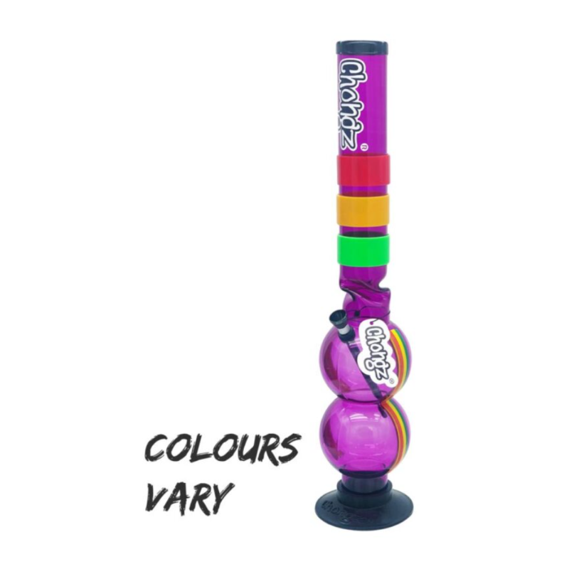 Chongz Acrylic 50cm “Double D” Ice Bong WP-CHO206