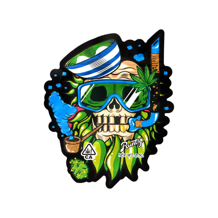 3.5g Dulce De Mezca Mylar Bags x 100 bags (1 pack)