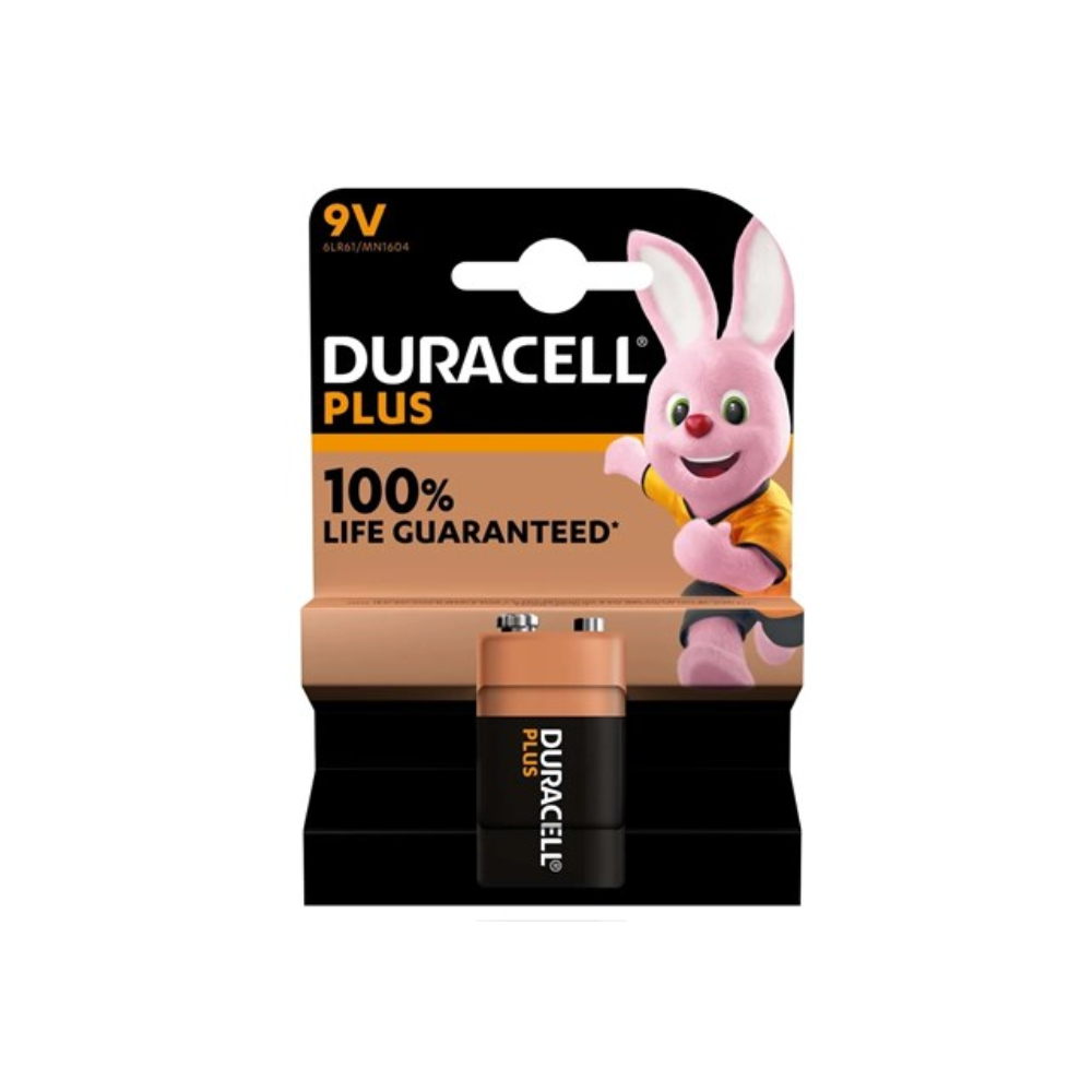 Duracell Battery 9V 1 Pack x 10 (full box)
