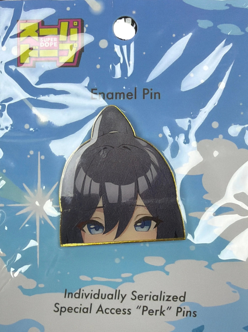 Super Dope Super Dope Enamel Pin "Rikka" – Collectible Metal Lapel Pin