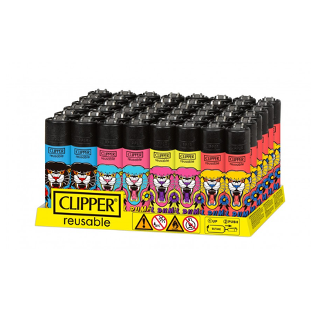 Clipper Classic Large Lighter El Puma X 48 lighters