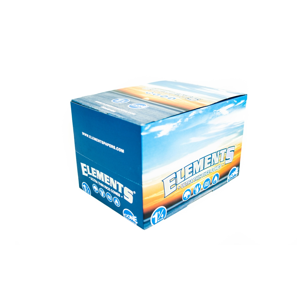 Elements Blue Pre-rolled Cones 6 pack 1 1/4 - 30 pack