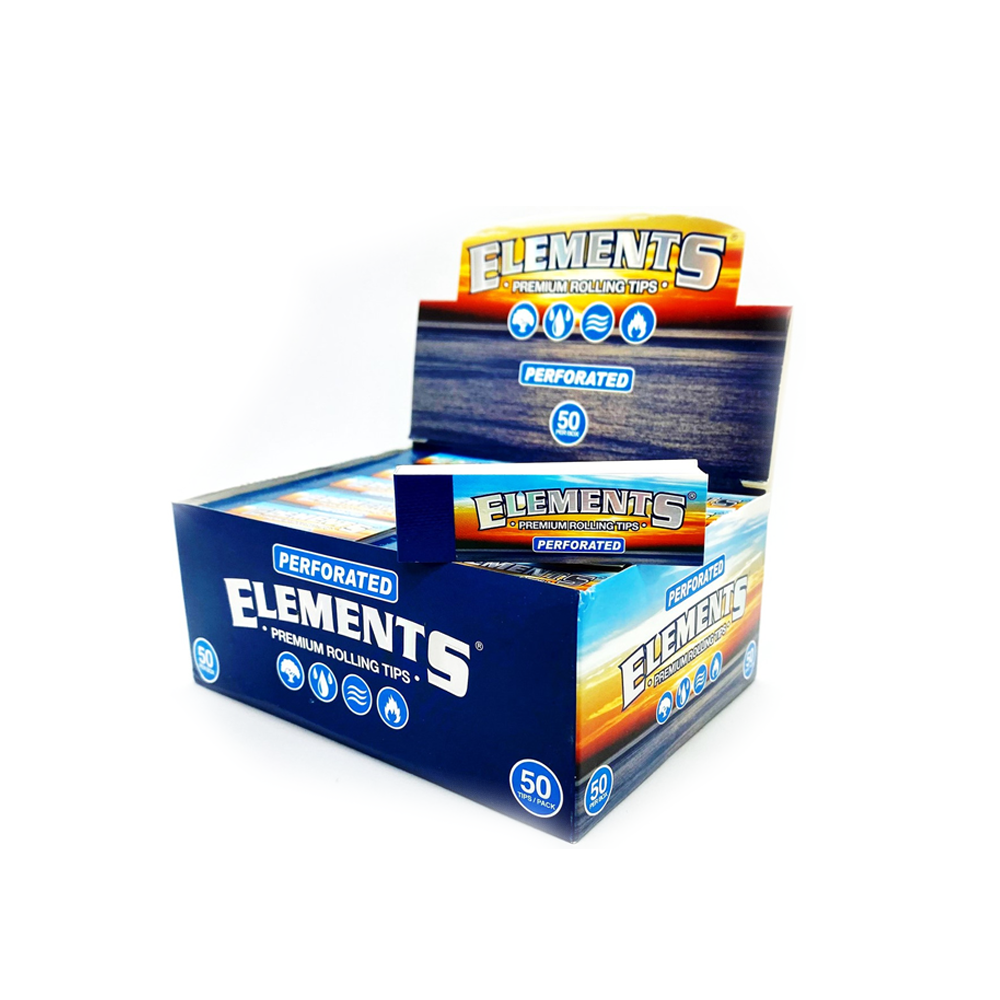 Elements Regular Non Perforated Rolling Tips Roaches 50 pack