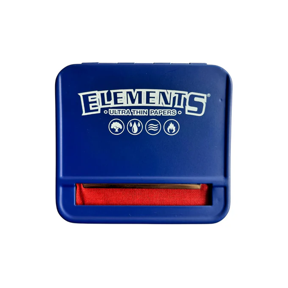 Elements Metal 70mm Automatic Rolling Box Tin Blue x 5