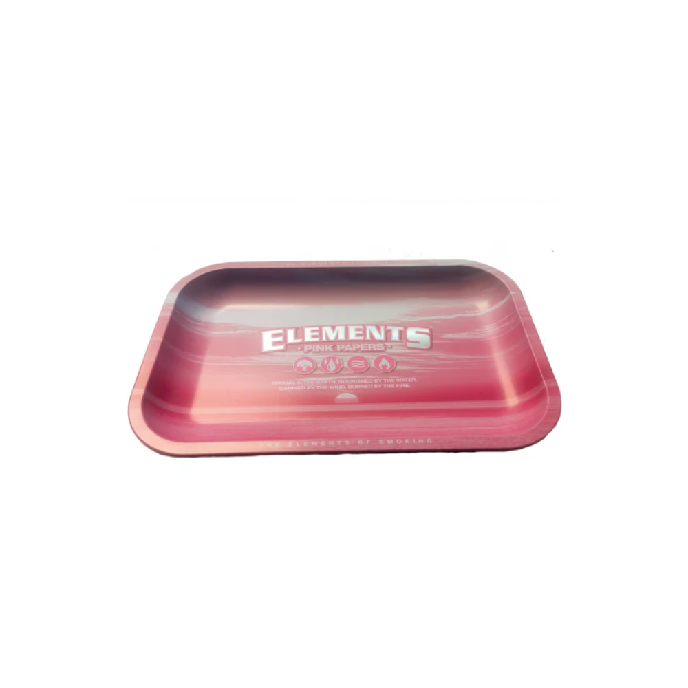 Elements Metal Rolling Trays Pink Small 11inch x 7inch