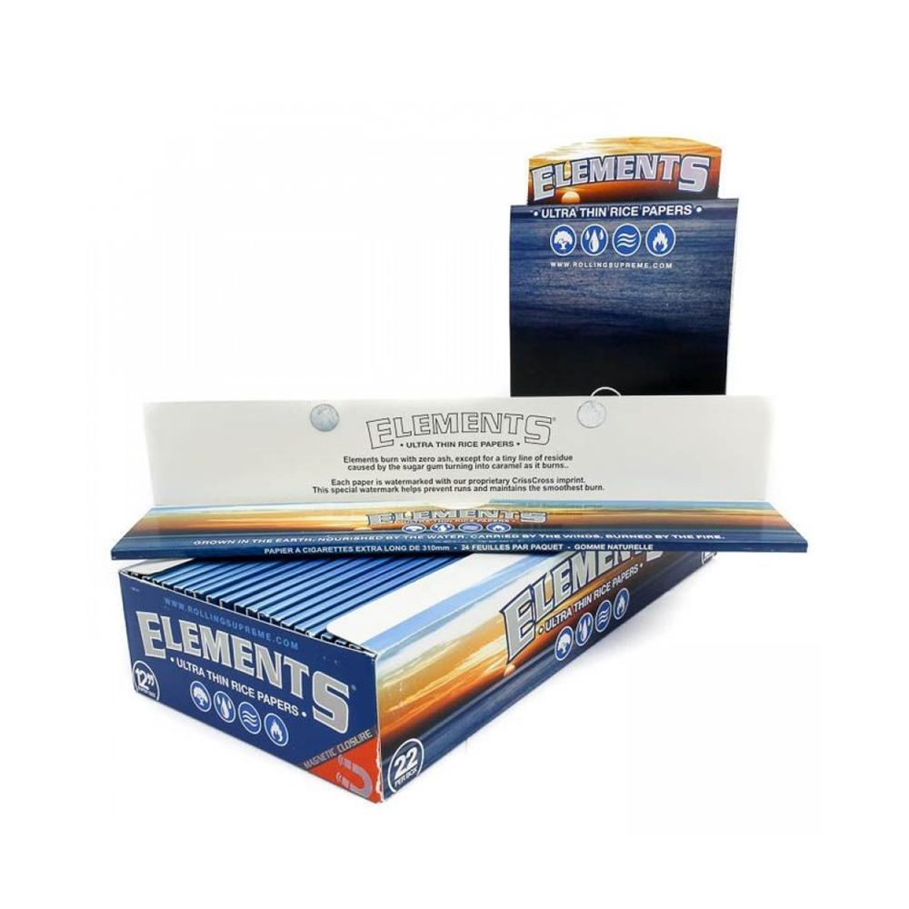 Elements 12 Inch 30cm Super Size Rolling Papers 20 pack
